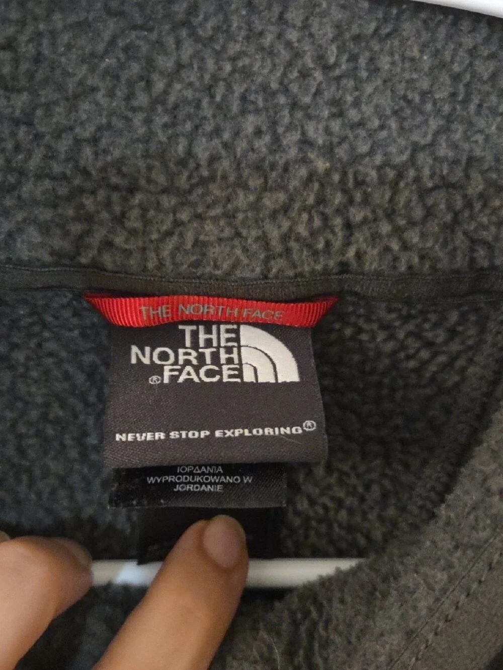 The North Face Men's Fleece Half-Zip Pullover Charcoal Gray XL